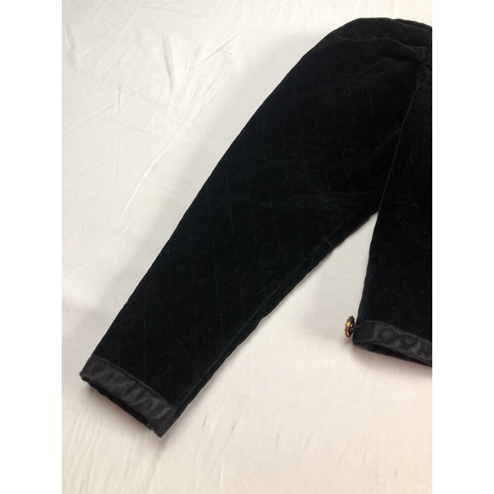 Larose Ensole Preteen Blazer Cardigan Top Short Black Elegant Size 10 Soft - Picture 2 of 7